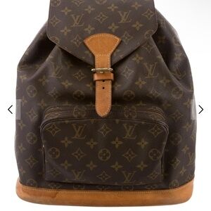 Louis Vuitton Dark Brown Monogram Backpack